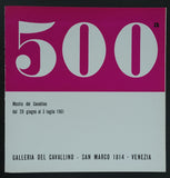 galleria del Cavallino # 500 MOSTRA # 1961, nm