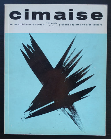 Cimaise, Hans Hartung cover # CIMAISE no. 71 # 1964, nm