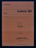 Art & Project # FRANCESCO CLEMENTE, Bulletin 107 # 1978, mint--