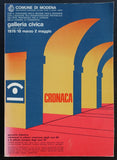 galleria Civica/Modena, Poons ao # CRONACA # 1976, nm-
