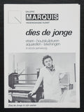 galerie marquis # DIES DE JOMNGE # repply card, 1980, mint