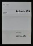 Art & Project # GER VAN ELK, Bulletin 139 # 1984, mint