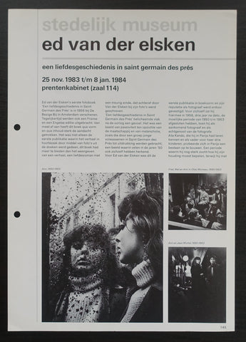 Stedelijk Museum, Prentenkabinet # ED VAN DER ELSKEN # 1983, nm