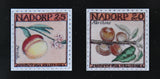 Donald Evans, mail art # BOOKMARK with 8 NADORP stamp designs# Venduehuis, mint