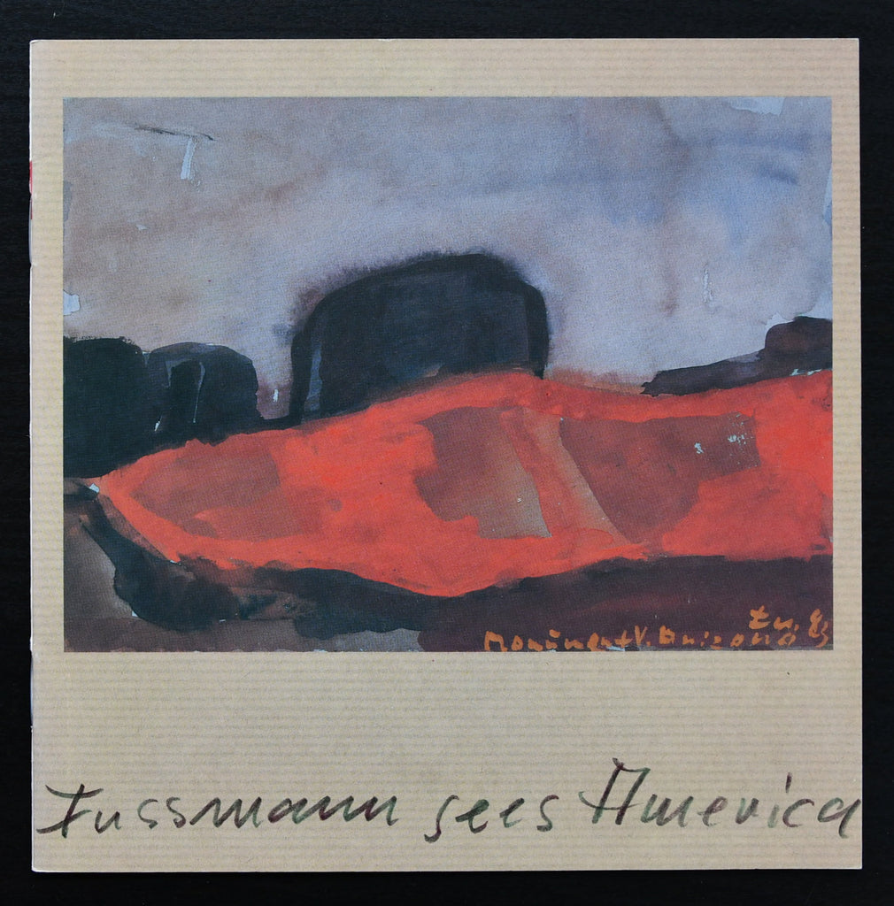 Lefebre gallery KLAUS FUSSMANN 1984, mint ftn books