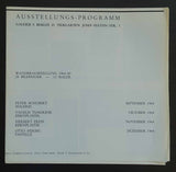 Galerie S # PROGRAMM, Schubert, PRESS, HEBIG ao # 1964, nm