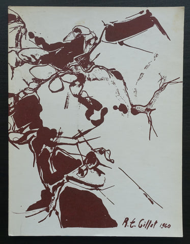 galerie de France # GILLET # numbered, 1971 original lithographed cover, 1961, nm