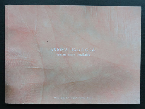 Maison des Arts Georges Pompidou # KEES DE GOEDE # 2009, nm++