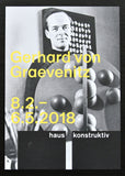 Haus Konstruktiv # GERHARD VON GRAEVENITZ # 2018, invitation, mint