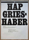 van Abbemuseum, Jan van Toorn # HAP GRIESHABER # 1967, nm+