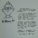 Keith Haring # 1993 COLORING CALENDAR # 1992, mint--