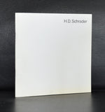 artist book # H.D SCHRADER # 1974, mint--