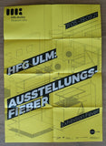 HFG ULM # poster 2021, AUSSTELLUNGSFIEBER #  mint