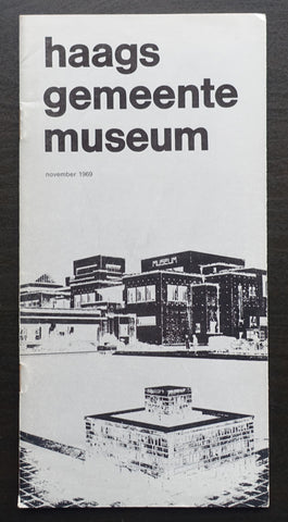 Haags Gemeentemuseum # NOVEMBER 1969# silver print cover, nm+