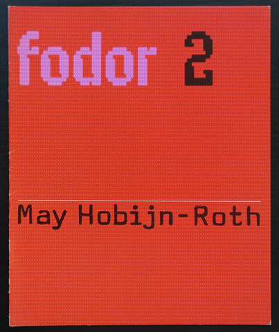 Wim Crouwel / Museum Fodor # MAY HOBIJN-ROTH # 1972, nm+