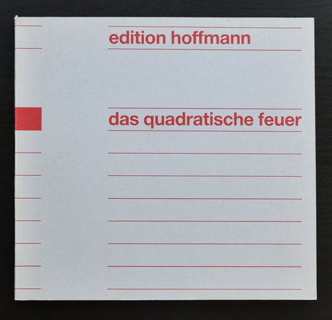 Edition Hoffmann # DAS QUADRATISCHE FEUER # 1989, mint--