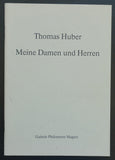 galerie Philomene Magers # THOMAS HUBER # 1994, mint