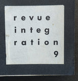 Herman de Vries, Goeritz and Ad Reinhardt # REVUE INTEGRATION no.9 #1967, nm