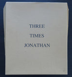Jonathan Ward # THREE TIMES JONATHAN # 3 books printed on textile, 1994, signed, numb, mint
