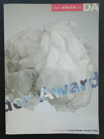 Joseph Binder Award # DER AWARD # 1996, nm