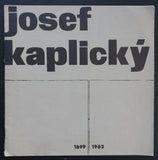 Praha # JOSEF KAPLICKY 1899-1962 # 1962, vg+