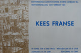 Rotterdamse Kunststichting # KEES FRANSE #  1958, B-