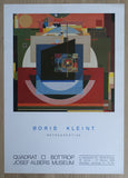 Josef Albers Museum, Quadrat Bottrop # BORIS KLEINT # >SIGNED< poster, 1994, mint