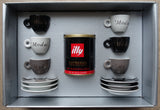 illy collection , 6 espresso cups # Joseph KOSUTH, Modus Operandi # mint in box