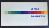 galerie Denise Rene # Julio LE PARC, COULEUR 1959 # 1971, nm