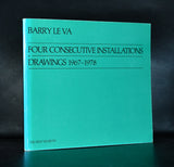 the New Museum # BARRY LE VA, Four consecutive Installatiosn/ Drawings 1967-1978 # 1978, mint-