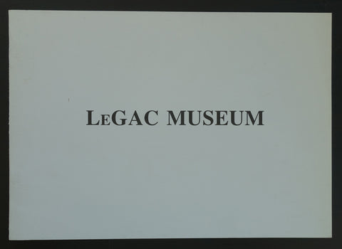 HCAK # Jean Le Gac, # LeGAC Museum # 1989, mint-