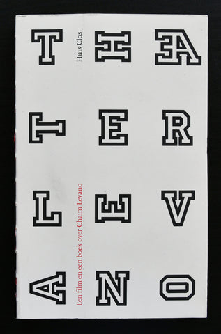 Chaim Levano / Kurt Schwitters/ Koos Breukel # HUIS CLOS 46, THEATER LEVANO #  + dvd,2013, mint