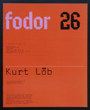 Wim Crouwel / Museum Fodor # KURT LÖB # 1975, mint-