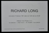 Antonio Tucci Russo gallery # RICHARD LONG # invitation card, 1991, mint