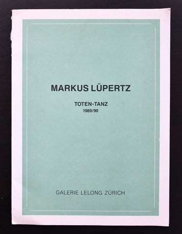 Galerie Lelong Zurich # MARKUS LUPERTZ # 1990, nm+