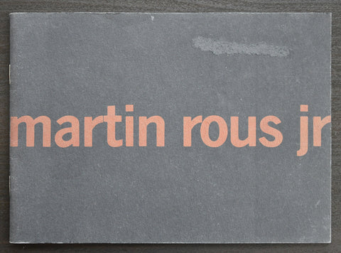 galerie Loerakker # MARTIN ROUS  JR # 1992, nm