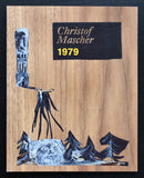galerie der Stadt Remscheid # CHRISTOF MASCHER 1979 + invitation # 2008, mint-