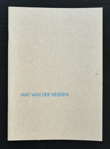 galerie Wanmsink # MAT VAN DER HEIJDEN # 1993, mint