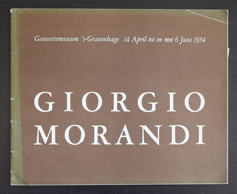 Gemeentemuseum 's-Gravenhage # GIORGIO MORANDI # 1954, vg+