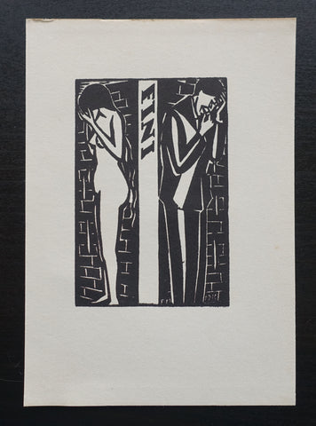 Frans Masereel # GESCHICHTE OHNE WORTE , Fini print # 1927, mint-