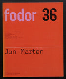 Museum Fodor # JON MARTEN # 1976