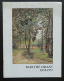 Hammer galeries # MARTHE ORANT 1874-1957 # 1980, vg+