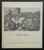 galerie Welz Salzburg # OTTO DIX # 1969, nm