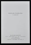 Massimo Minini # GIULIO PAOLINI # 1989, invitation, mint-