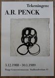 Haags Gemeentemuseum # A.R. PENCK # 1988, A0 poster, mint-