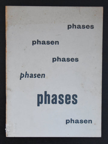 Stedelijk Museum # PHASES, Alechinsky, Lucebert # Sandberg,1957,nm