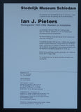 Stedelijk Museum Schiedam # IAN J. PIETERS # invitation + set, 1996, mint