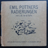 J.B. de la Faille # EMIL POTTNERS RADIERUNGEN # + promotional inlay, 1913, vg