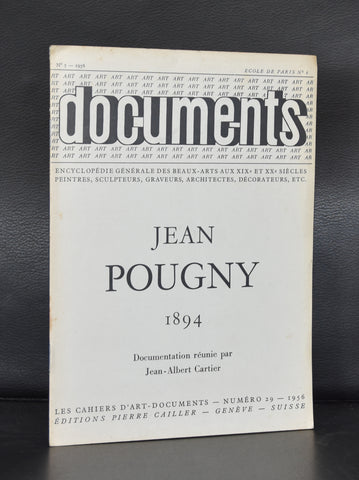 Documents # JEAN POUGNY # 1956,nm