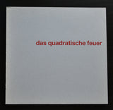Kunsthalle Darmstadt, Domela, Gorin ao # DAS QUADRATISCHE FEUER # 1989, mint-